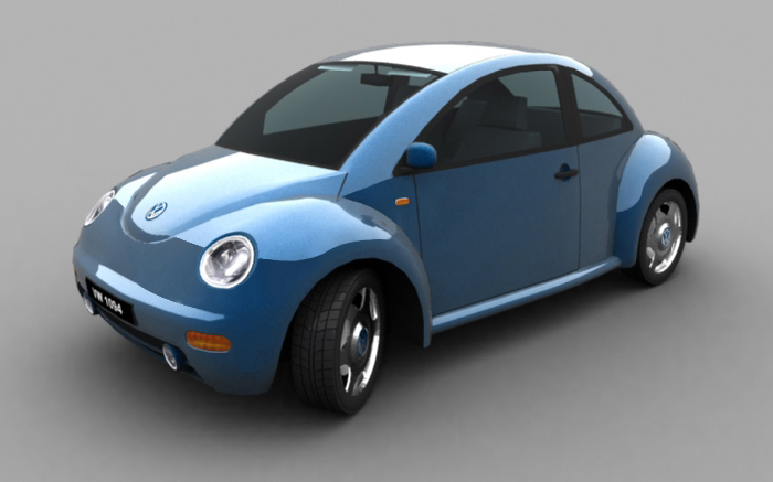Volkswagon Beetle (Front Perspective)