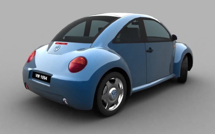 Volkswagon Beetle (Rear Perspective)