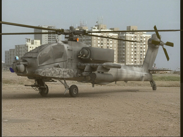 Camera Matched Scene, lit using HDRI