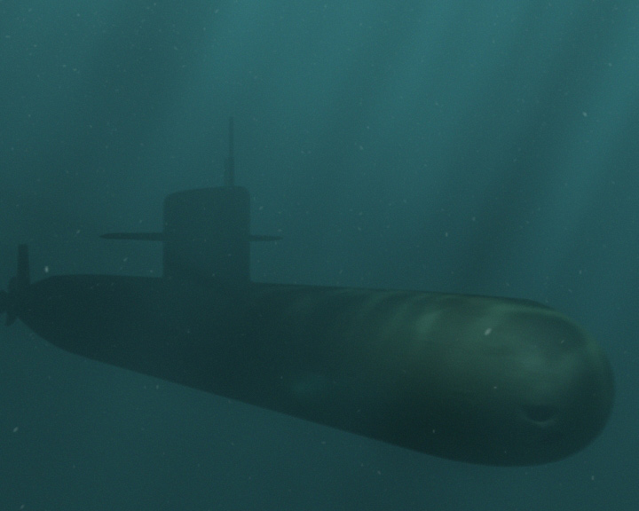 Submarine Pass by Scene